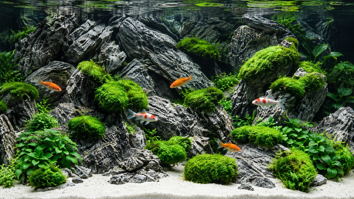 Sfeerimpressie van het Koudwater-aquarium